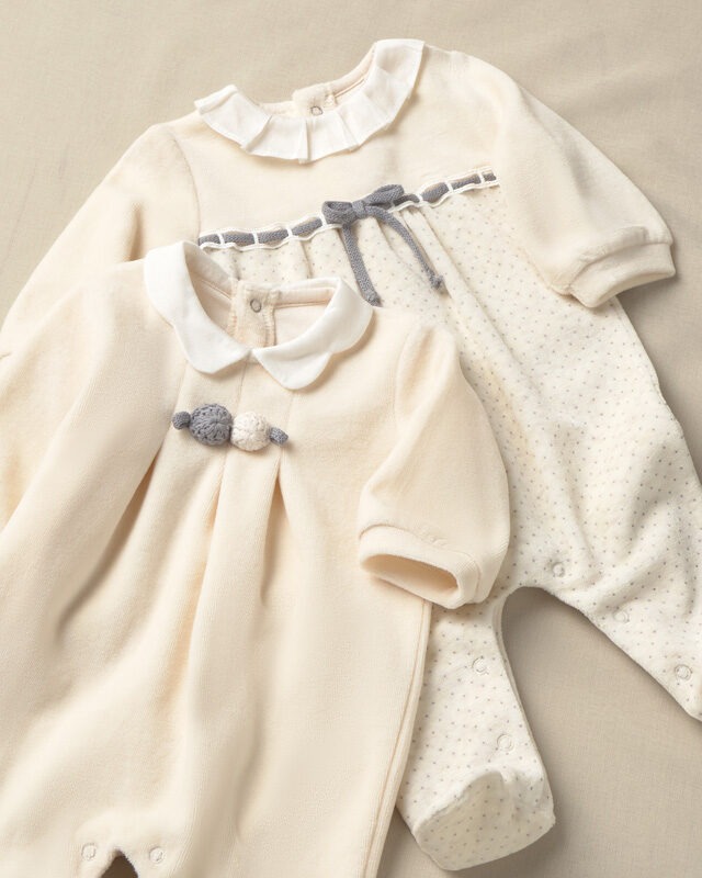 Pack 2 babygrows aveludados Mayoral