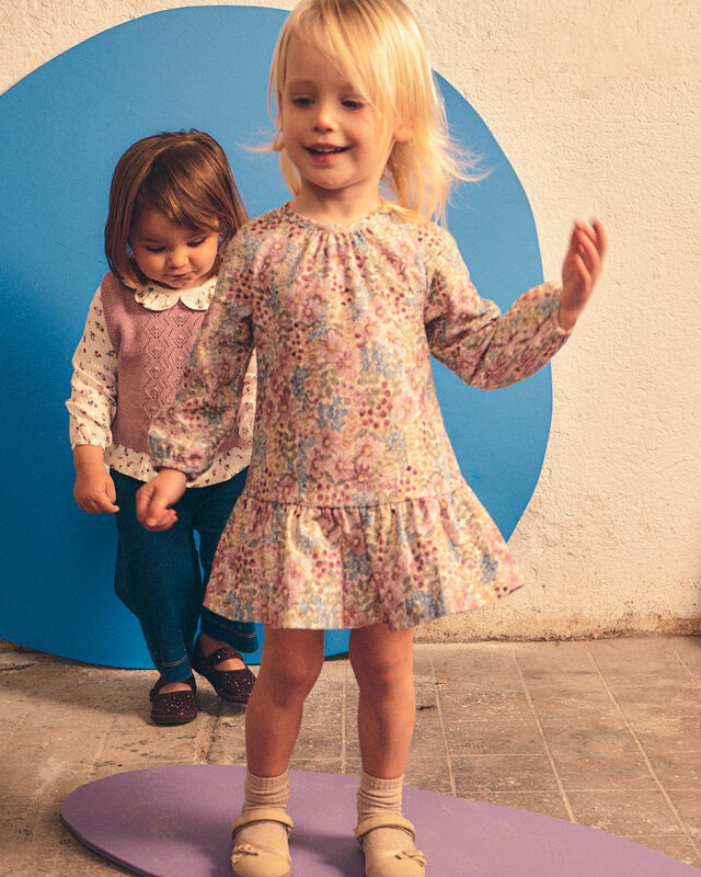 RC KIDS & JUNIOR: CRIANÇA 7 Vestido bambula estampado Mayoral