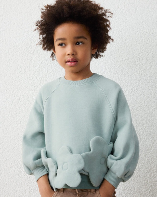 RC KIDS & JUNIOR: CRIANÇA 13 Sweat aplique flor Mayoral